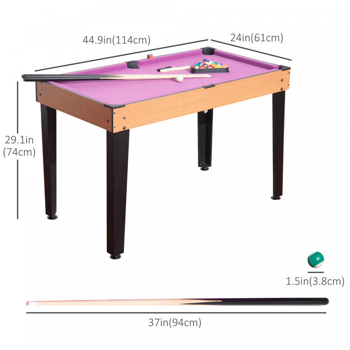Soozier 3 En 1 Mini-jeux Multi-usages Tennis De Table Billard Pool Air Hockey Set Avec Tous Les Accessoires