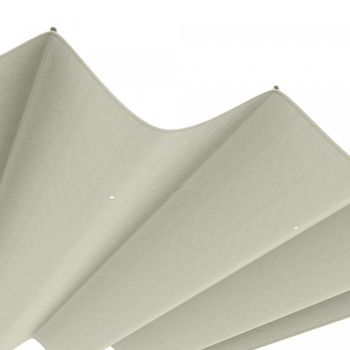Outsunny Toit De Pergola Retractable, Couverture Pare-soleil De 9,8' X 7,1'