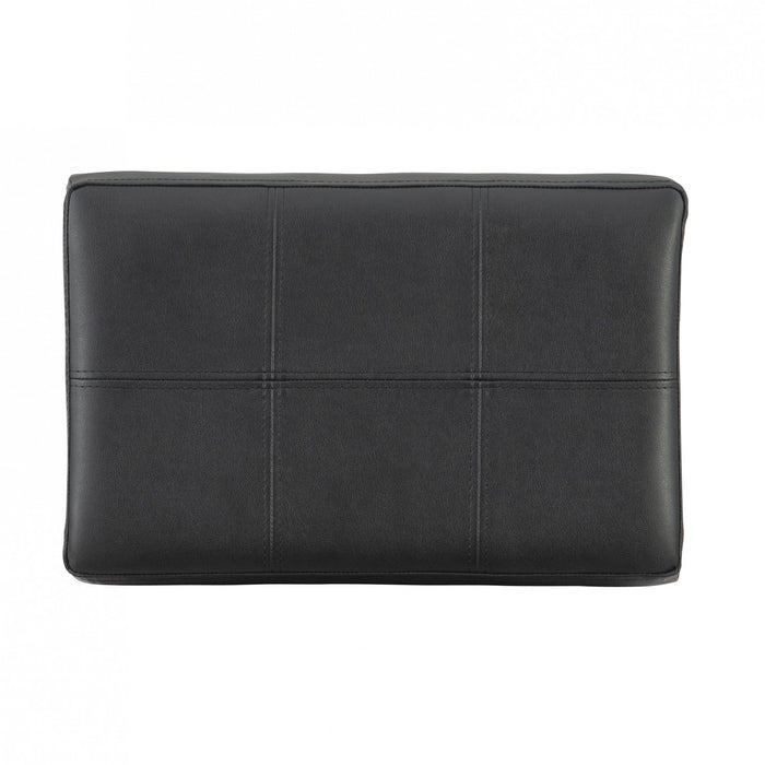 Tabouret bar Claridge en similicuir et sans dossier - noir