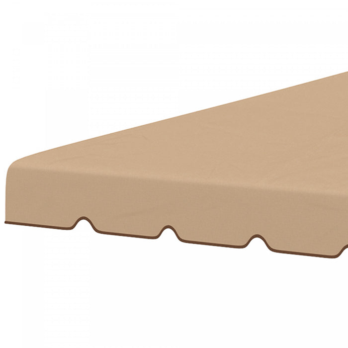 Outsunny 9.8'x9.8' Gazebo A Double Toit Couverture De Remplacement, Kaki