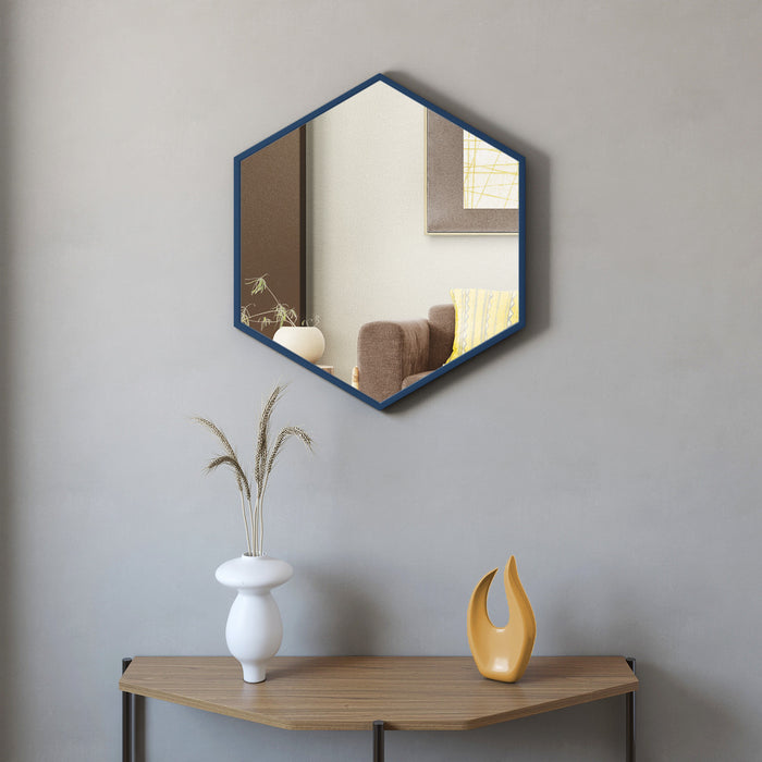 Miroir Zona de 28 po bleu