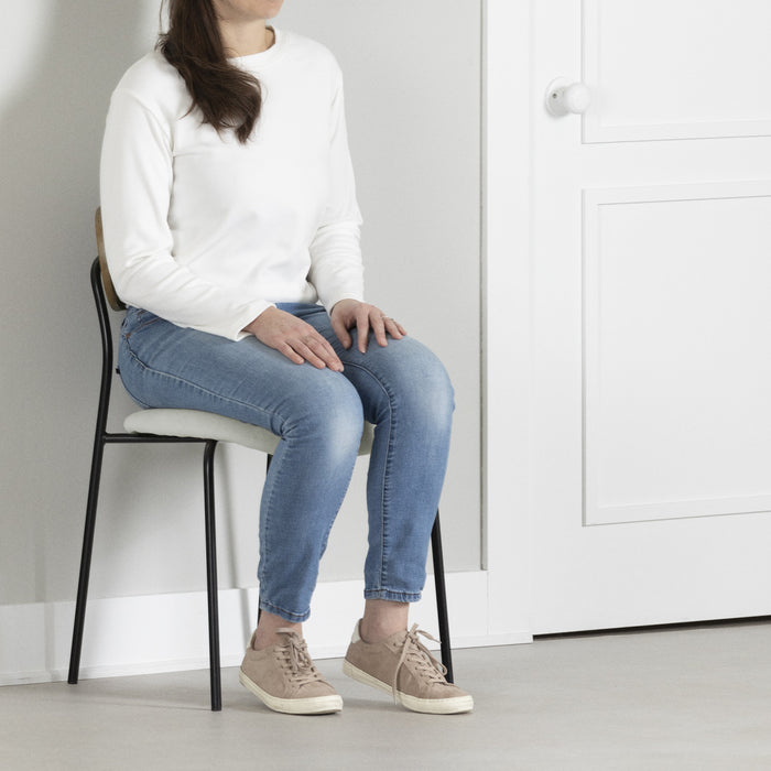 Chaise de salle à manger Hype crème et brune - ensemble de 2