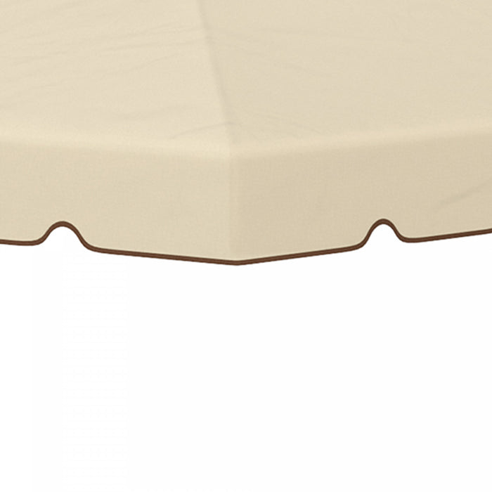 Outsunny 9.8' X 9.8' Toit De Rechange Pour Tonnelle Double Toit Beige