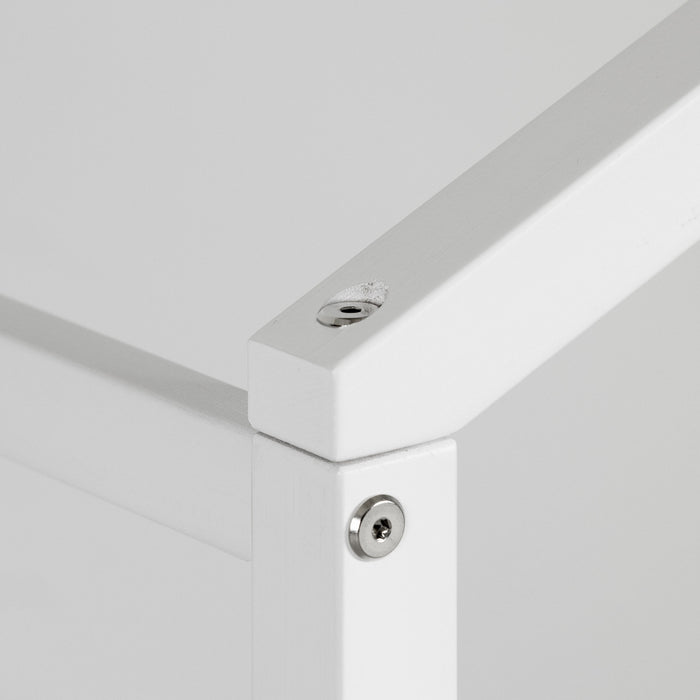 Lit maison Sweedi avec cheminée - blanc