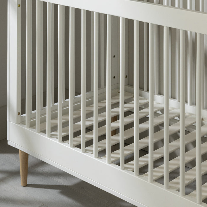 Cotton Candy Lit De Bebe Convertible 3 En 1 - Blanc