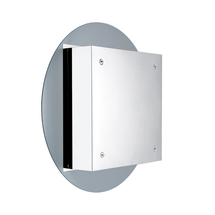 Armoire à pharmacie Julee avec miroir - argentée