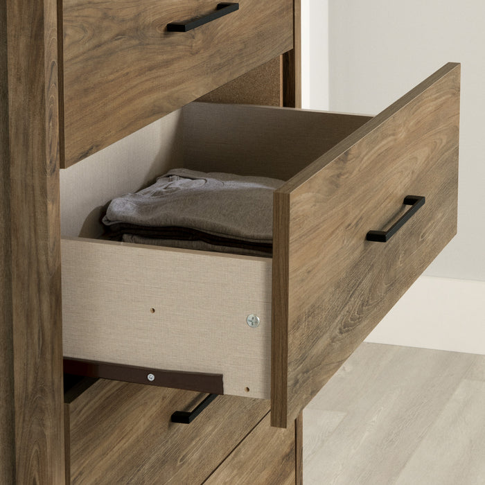Gravity Commode 5 Tiroirs - Manguier Naturel