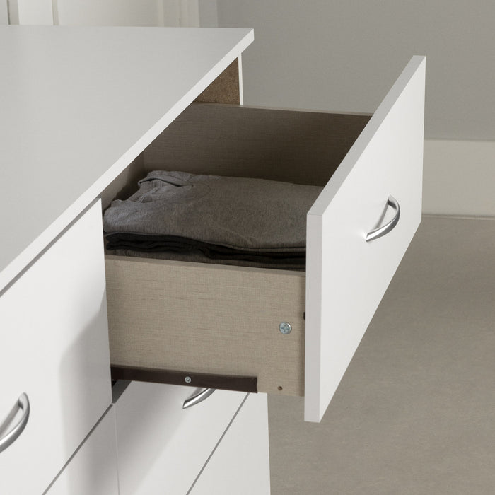 Step One Commode 6 Tiroirs - Blanc Solide
