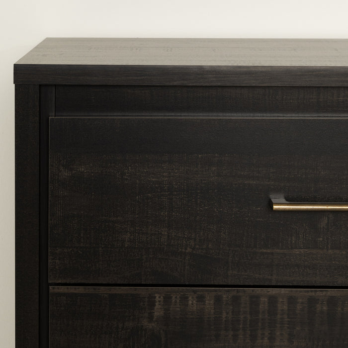 Gravity Commode 6 Tiroirs - Noir Antique