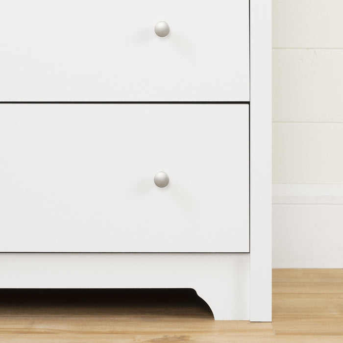 Vito Commode 5 Tiroirs - Blanc Solide