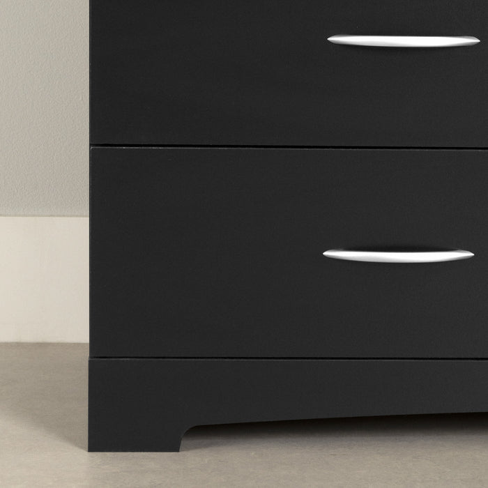 Step One Commode 5 Tiroirs - Noir Solide