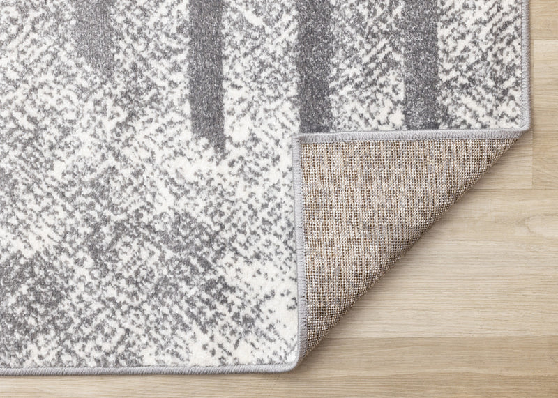 Carpette Covington à motifs de lignes géométriques vieillies pour l'intérieur - 5 pi 3 po x 7 pi 7 po