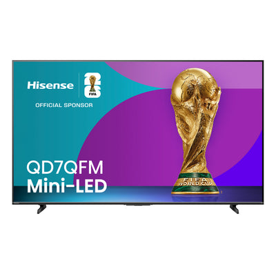 HISENSE 75" QD7QFM Mini-LED QLED 4K UHD AI Smart Fire TV (75QD7QFM) | Téléviseur intelligent QLED à Mini DEL HISENSE QD7QFM UHD 4K de 75 po avec IA et Fire TV (75QD7QFM)