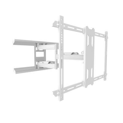 Kanto PDX650W Full Motion TV Wall Mount for 40" - 90" TVs, White Tv Mount | Support mural articule Kanto PDX650W pour televiseurs de 40 a 90 pouces, blanc