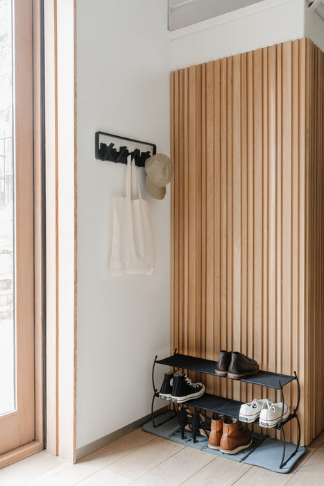 Portemanteau moderne Skyline de Umbra à crochets multiples - noir