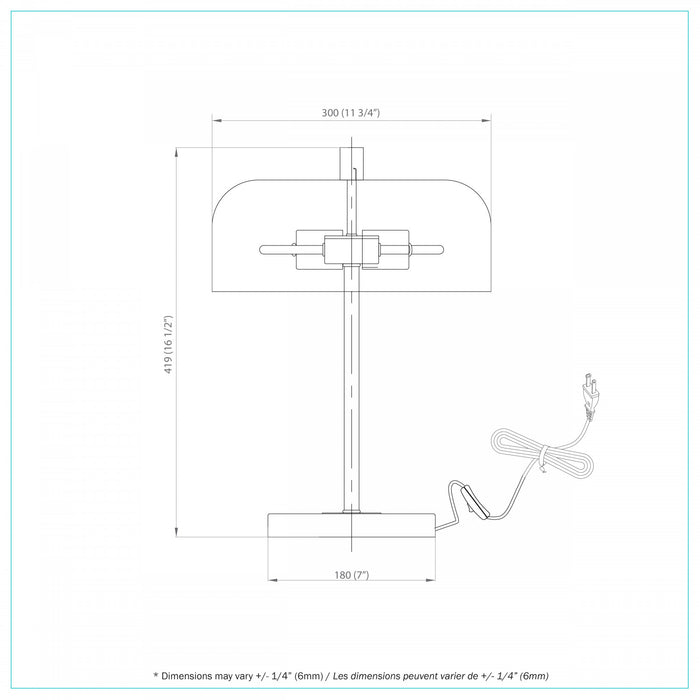 Lampe de table Fazer noire