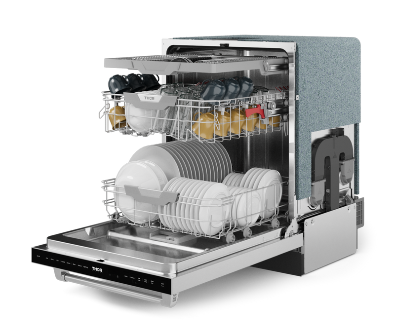 Lave-vaisselle collection Gordon Ramsay de Thor Kitchen de 24 po avec commandes sur le dessus - DW24X8BA99