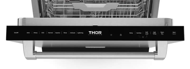 Lave-vaisselle collection Gordon Ramsay de Thor Kitchen de 24 po avec commandes sur le dessus - DW24X8BA99