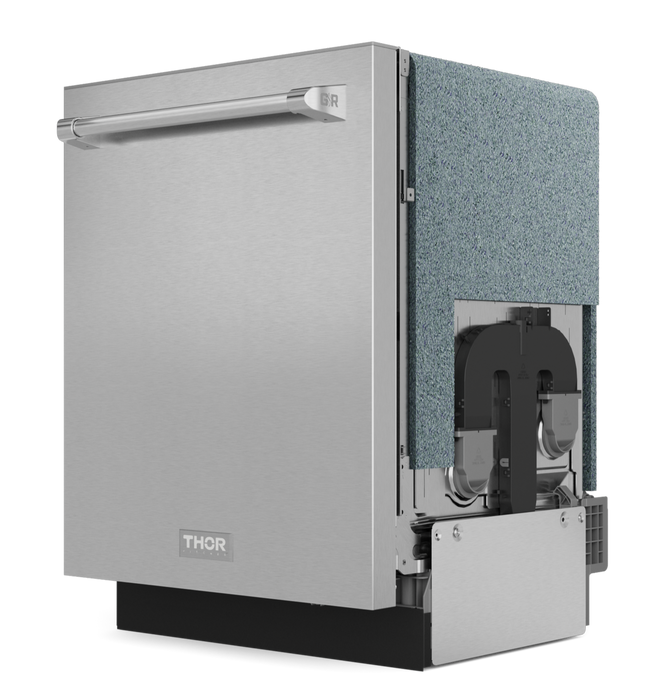 Lave-vaisselle collection Gordon Ramsay de Thor Kitchen de 24 po avec commandes sur le dessus - DW24X8BA99