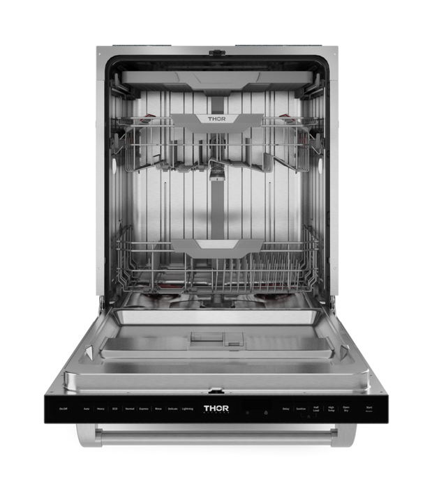 Lave-vaisselle collection Gordon Ramsay de Thor Kitchen de 24 po avec commandes sur le dessus - DW24X8BA99