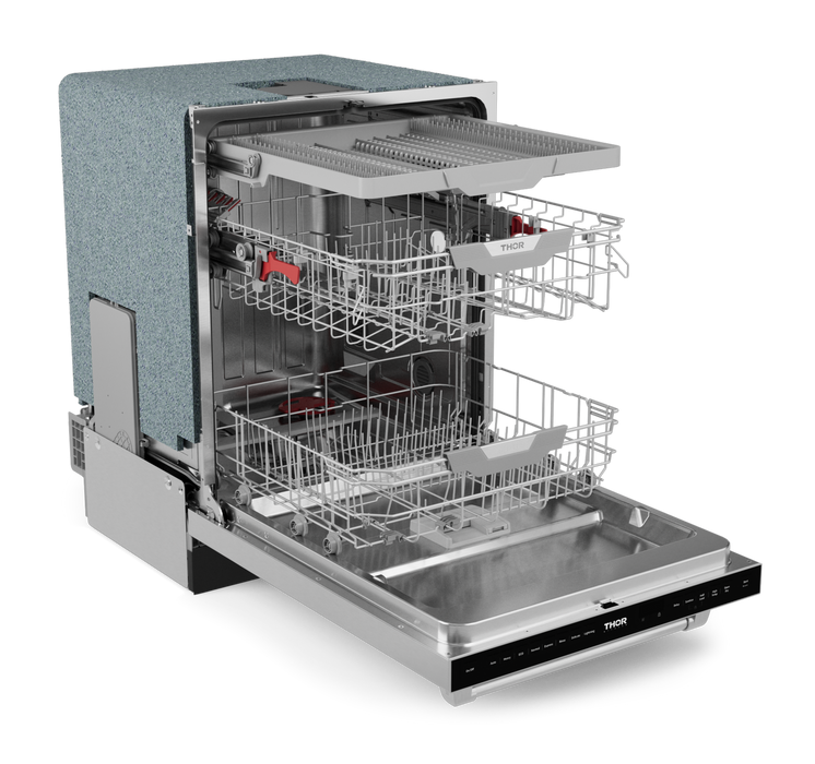 Lave-vaisselle collection Gordon Ramsay de Thor Kitchen de 24 po avec commandes sur le dessus - DW24X8BA99