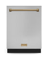 Lave-vaisselle collection Gordon Ramsay de Thor Kitchen de 24 po avec commandes sur le dessus - DW24X8BA99-BRZ