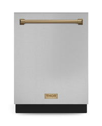 Lave-vaisselle collection Gordon Ramsay de Thor Kitchen de 24 po avec commandes sur le dessus - DW24X8BA99-BRZ