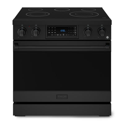 Gordon Ramsay Collection by Thor Kitchen 36" Freestanding Professional Electric Range with Tilt Panel Touch Control - RSE36B|Cuisinière électrique amovible de style professionnel collection Gordon Ramsay de Thor Kitchen de 36 po - RSE36B