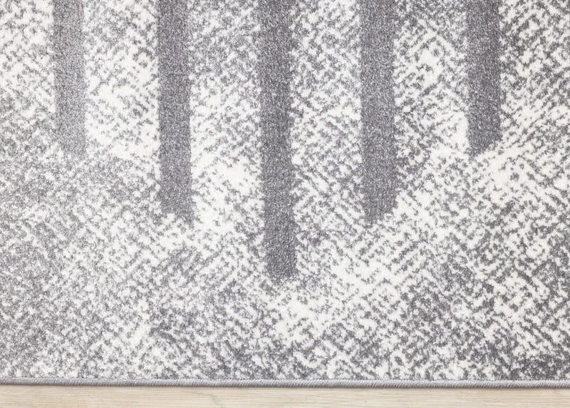 Carpette Covington à motifs de lignes géométriques vieillies pour l'intérieur - 5 pi 3 po x 7 pi 7 po