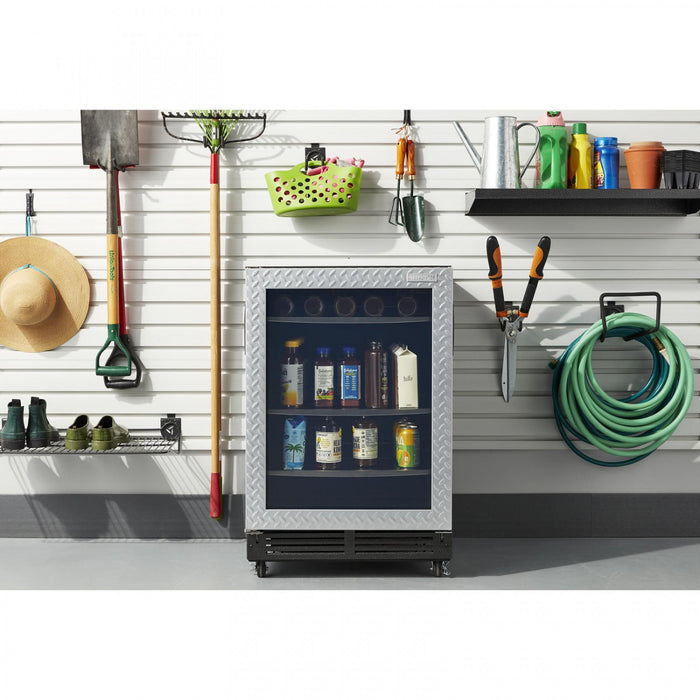 Refroidisseur à boissons de Gladiator - bande de roulement argentée