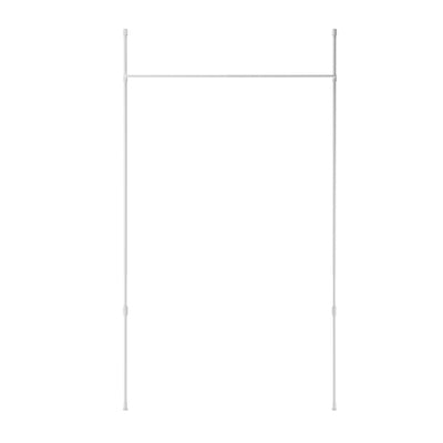 Umbra Anywhere White Expandable Curtain Rod and Room Divider - 36"-66" | Tringle à rideaux et séparateur de pièce extensible Anywhere de Umbra blanc - 36 po à 66 po