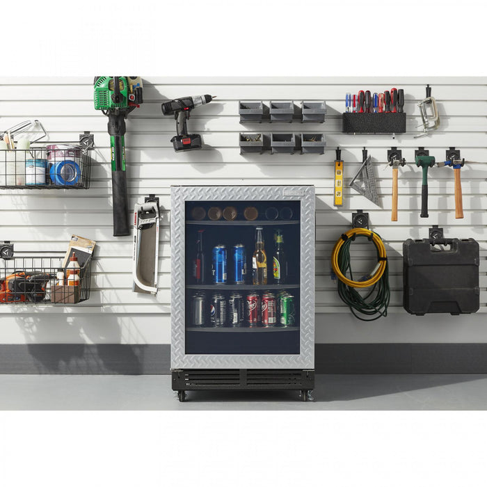 Refroidisseur à boissons de Gladiator - bande de roulement argentée