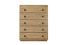 Commode verticale de chambre à coucher Austin de 42 po (L) x 54 po (H) à 5 tiroirs - brun chêne naturel