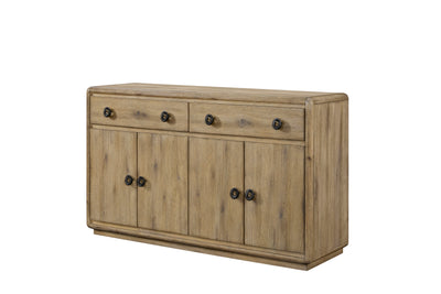Austin Dining Server with Storage & 2 Drawers, 60"W - Natural Oak Brown | Desserte de salle à manger Austin de 60 po (L) avec rangement et 2 tiroirs - brun chêne naturel