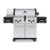 Gril à gaz naturel RegalMC S 590 PRO IR de Broil King avec brûleur latéral à infrarouge et brûleur arrière de rôtisserie - 958944