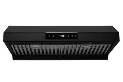 Hauslane 30" Under Cabinet Matte Black Range Hood - UC-PS18BLK-30|Hotte de cuisinière sous l'armoire Hauslane de 30 po noir mat - UC-PS18BLK-30