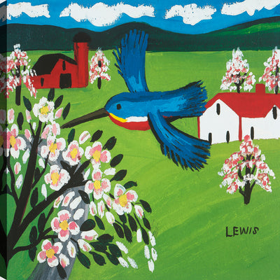 Hummingbird Canvas Wall Art – 21" x 21" | Œuvre d’art murale « Hummingbird » sur toile - 21 po x 21 po