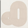Œuvre d’art murale « Beige Abstract I » sur toile - 24 po x 24 po