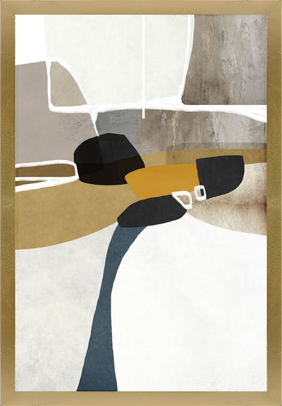 Abstract Framed Stucco Art – 27.25" x 39.25" | Œuvre d’art en stuc encadrée « Abstract » - 27,25 po x 39,25 po