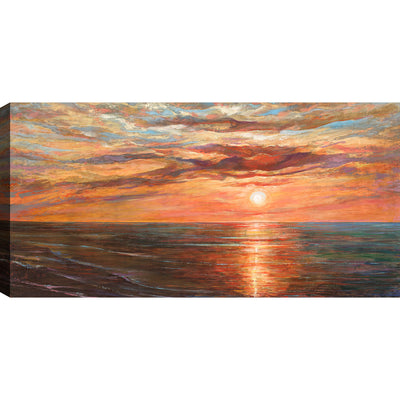 Sunset Canvas Wall Art – 30" x 60" | Œuvre d’art murale « Sunset » sur toile - 30 po x 60 po