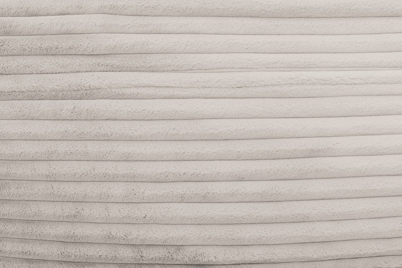 Fauteuil poire Bala de Sealy en velours côtelé avec mousse à haute densité - taupe