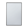 Miroir rectangulaire linéaire Arcus 24 po x 36 po fabriqué à la main - noir