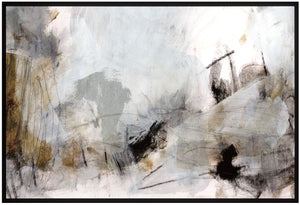 Peinture acrylique encadrée « Solthom » - 34,25 po x 49,25 po