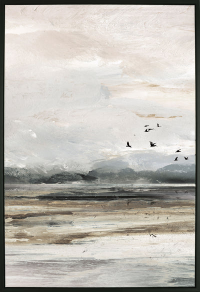 By the Lake I Framed Acrylic Painting - 25.25" x 37.25"|Peinture acrylique encadrée « By the Lake I » - 25,25 po x 37,25 po