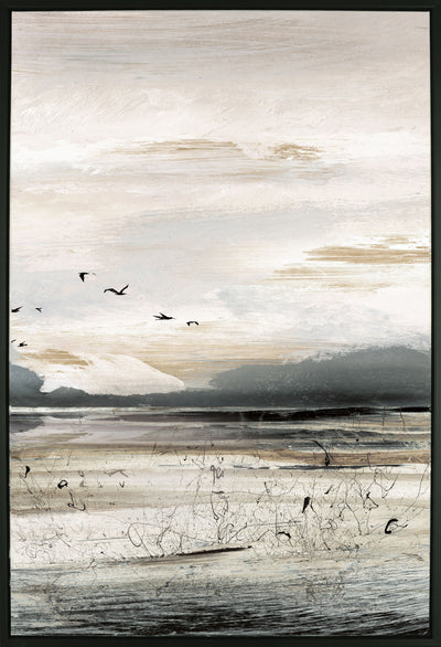 By the Lake II Framed Acrylic Painting - 25.25" x 37.25"|Peinture acrylique encadrée « By the Lake II » - 25,25 po x 37,25 po