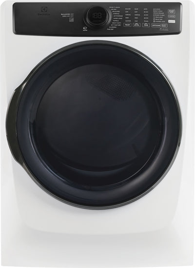 Electrolux 8.0 Cu. Ft. Front Load Perfect Steam™ Electric Dryer - Matte White - ELFE773CMW | Electrolux Sécheuse électrique Perfect Steam™ à chargement frontal avec Balanced Dry™ et rafraîchissement instantané – 8,0 pi³ - ELFE773CMW