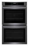 Four mural double Frigidaire de 30 po - acier inoxydable noir - FCWD3030AD