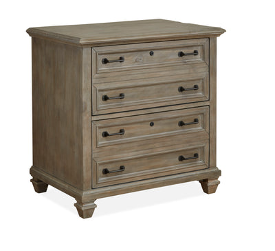 Gerrard 31" Filing Cabinet with Locking Drawers - Dovetail Grey | Classeur Gerrard de 31 po avec tiroirs verrouillables - gris tourterelle