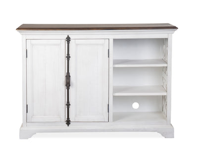 Milson 52" Filing Cabinet with Adjustable Shelves - Alabaster | Classeur Milson de 52 po avec tablettes réglables - albâtre