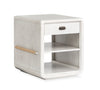Table d’appoint Holton de 22 po avec rangement - perle